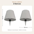Lámpara Inalámbrica de Mesa – Pack de 2
