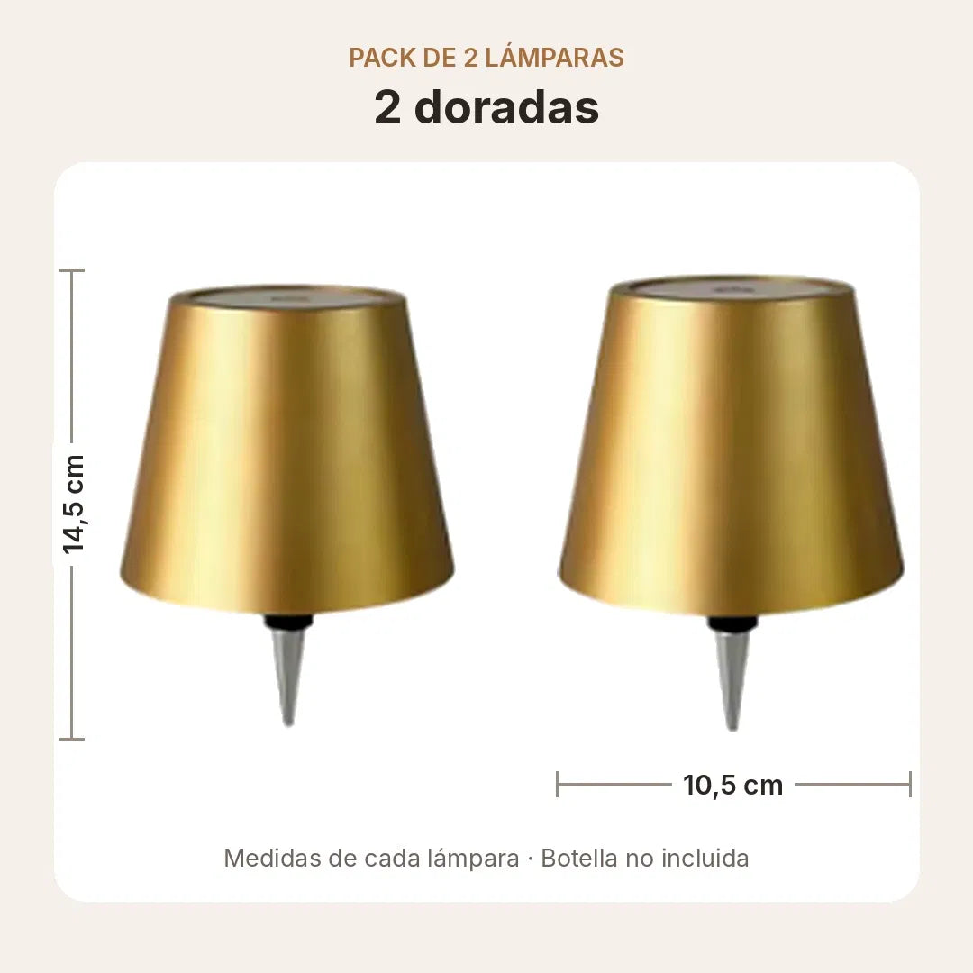 Lámpara Inalámbrica de Mesa – Pack de 2